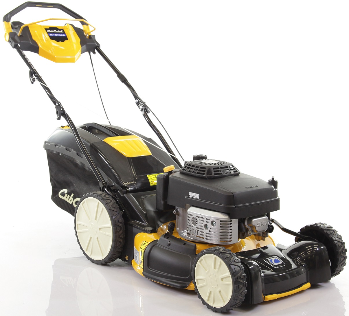 Газонокосилка бензиновая Cub Cadet LM3 ER53S (HUN, 53 см., Kawasaki FJ180V,  179 куб.см., сталь, 70 л., вариатор MySpeed, 4 в 1, 46 кг.)